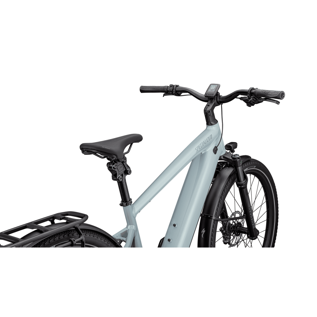 Specialized Turbo Vado 5.0 elektriskais velosipēds | Seafoam - Lapis Pearl - Glacial Metallic