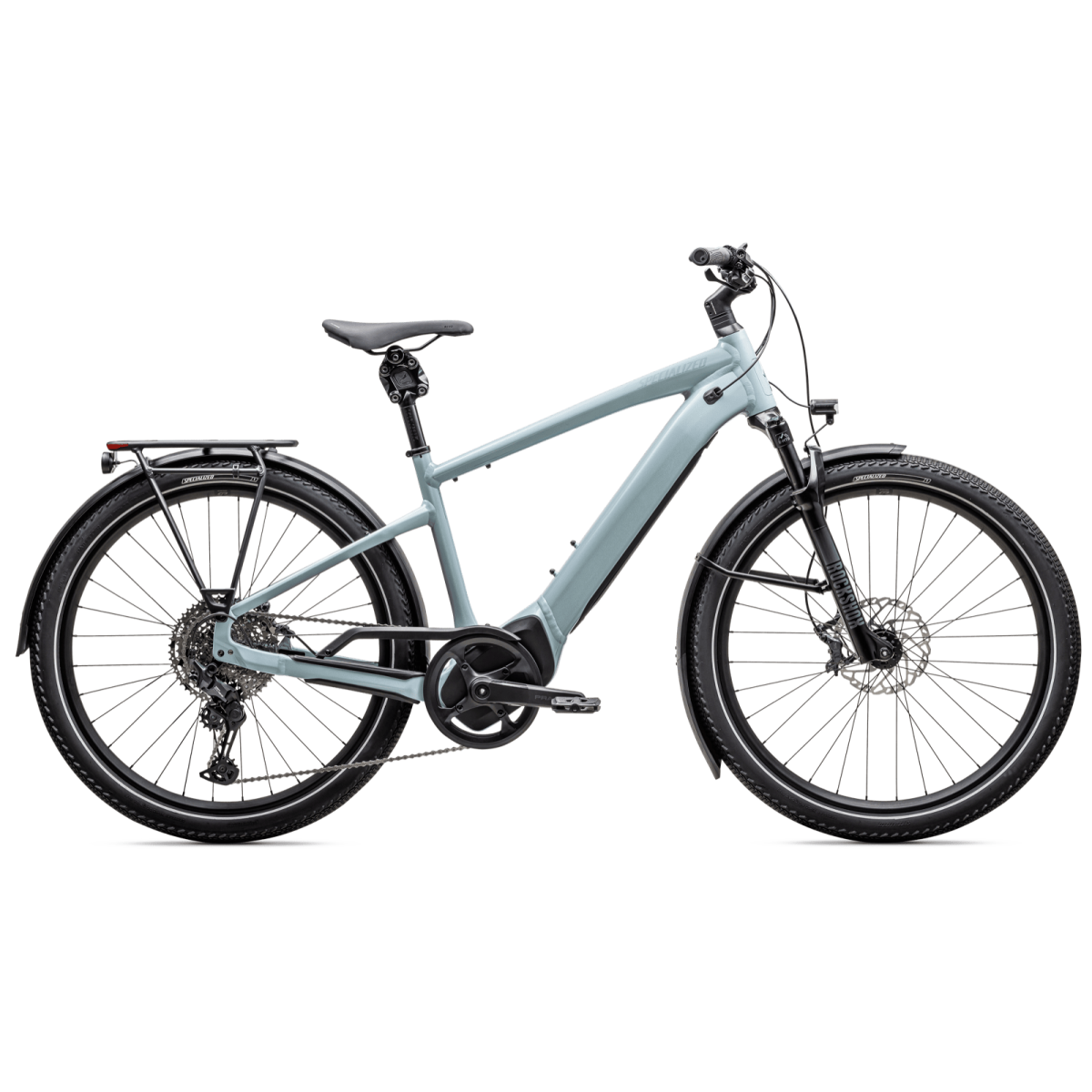 Specialized Turbo Vado 5.0 elektriskais velosipēds | Seafoam - Lapis Pearl - Glacial Metallic
