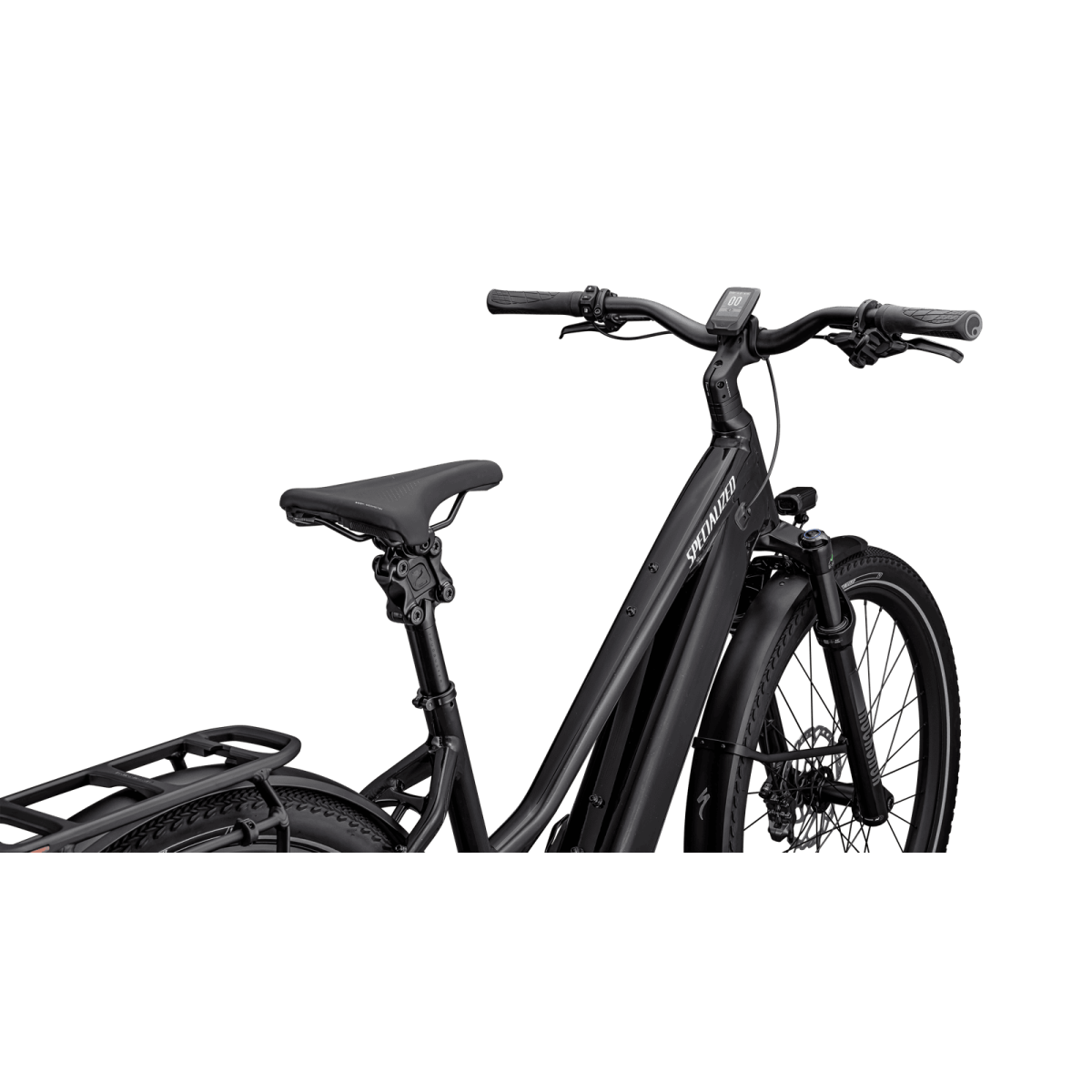 Specialized Turbo Vado 5.0 Step-Through elektriskais velosipēds | Castblack - Satin Silver Reflective