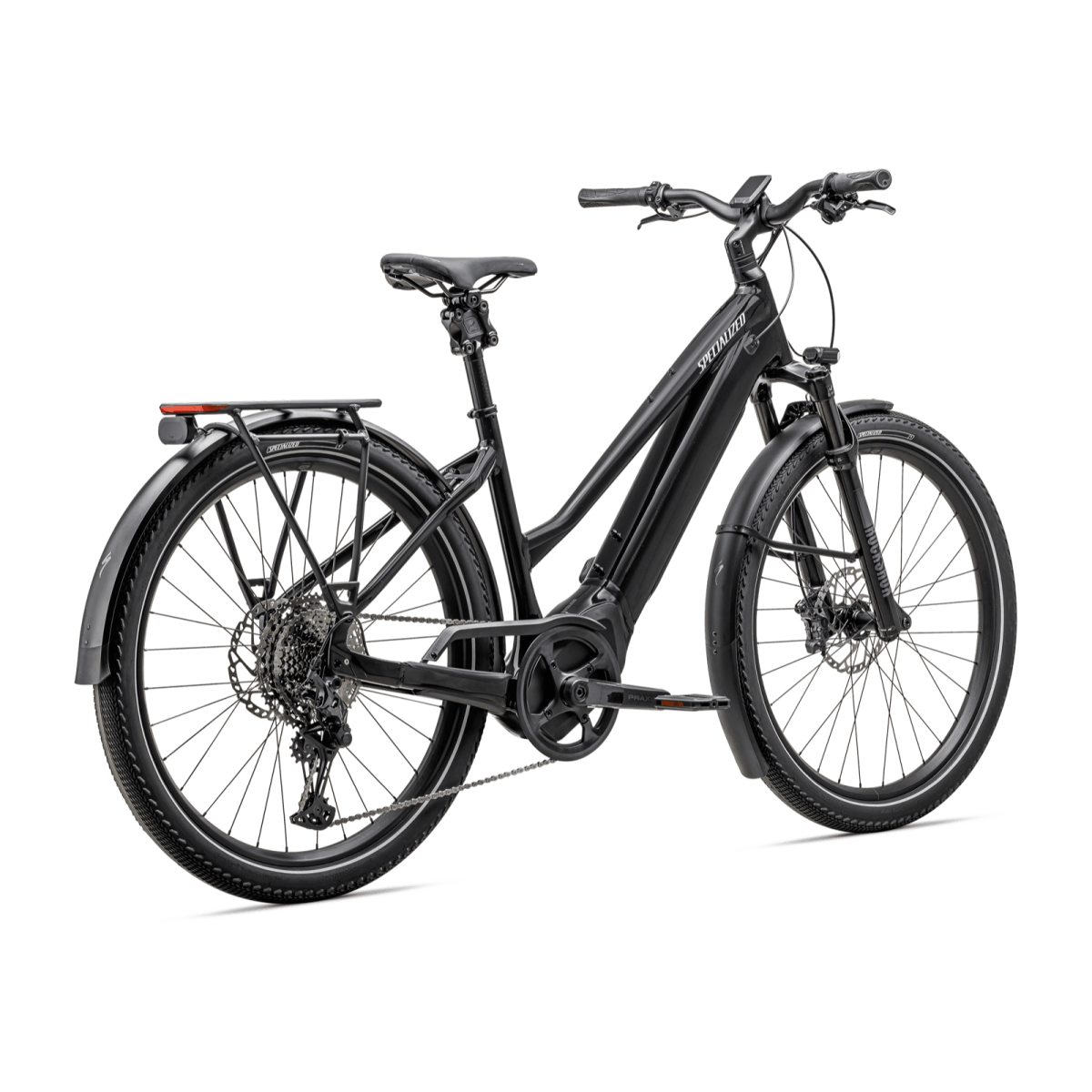 Specialized Turbo Vado 5.0 Step-Through elektriskais velosipēds | Castblack - Satin Silver Reflective