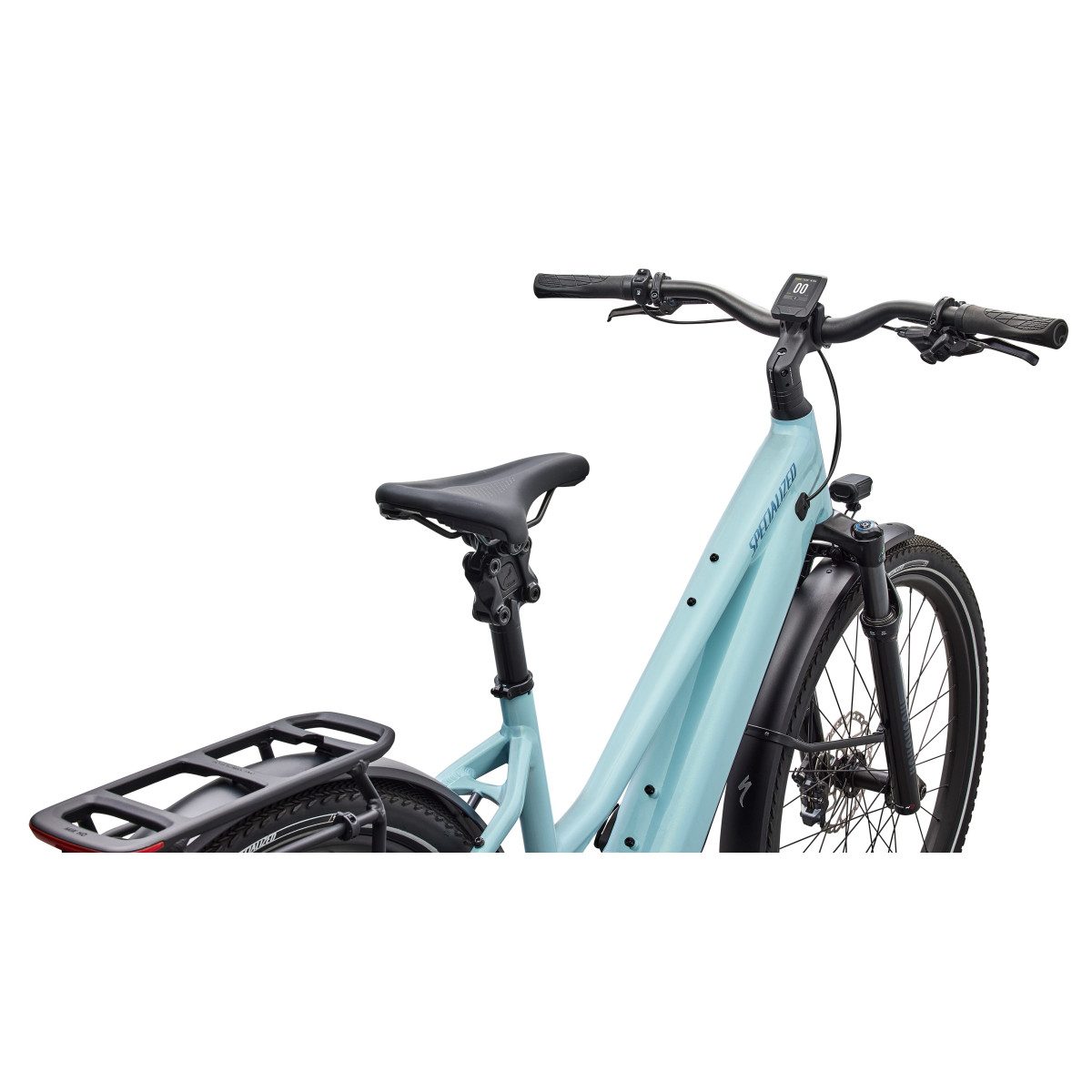 Specialized Turbo Vado 5.0 Step-Through elektriratas | Gloss Seafoam - Lapis Pearl