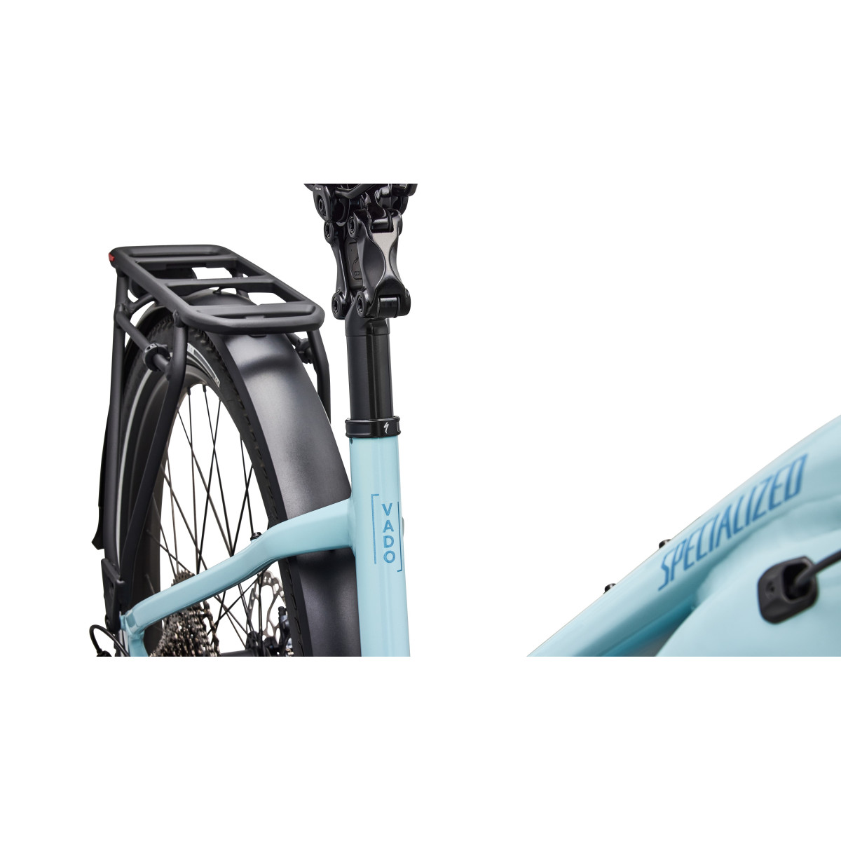 Specialized Turbo Vado 5.0 Step-Through elektriratas | Gloss Seafoam - Lapis Pearl