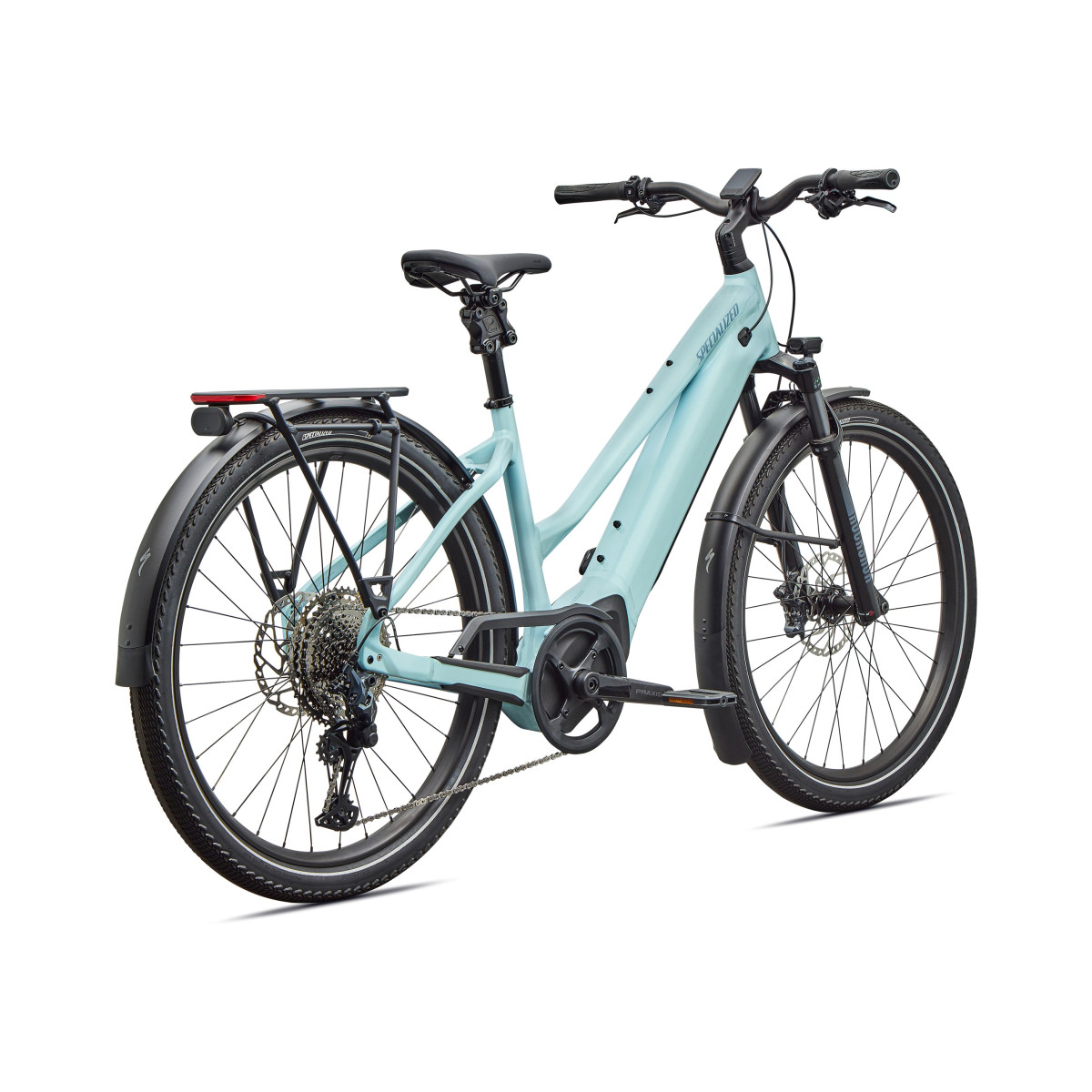 Specialized Turbo Vado 5.0 Step-Through elektriratas | Gloss Seafoam - Lapis Pearl