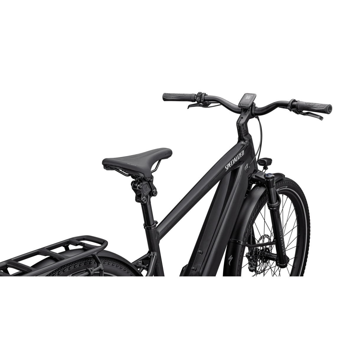 Specialized Turbo Vado 5.0 IGH elektriskais velosipēds | Castblack - Satin Silver Reflective