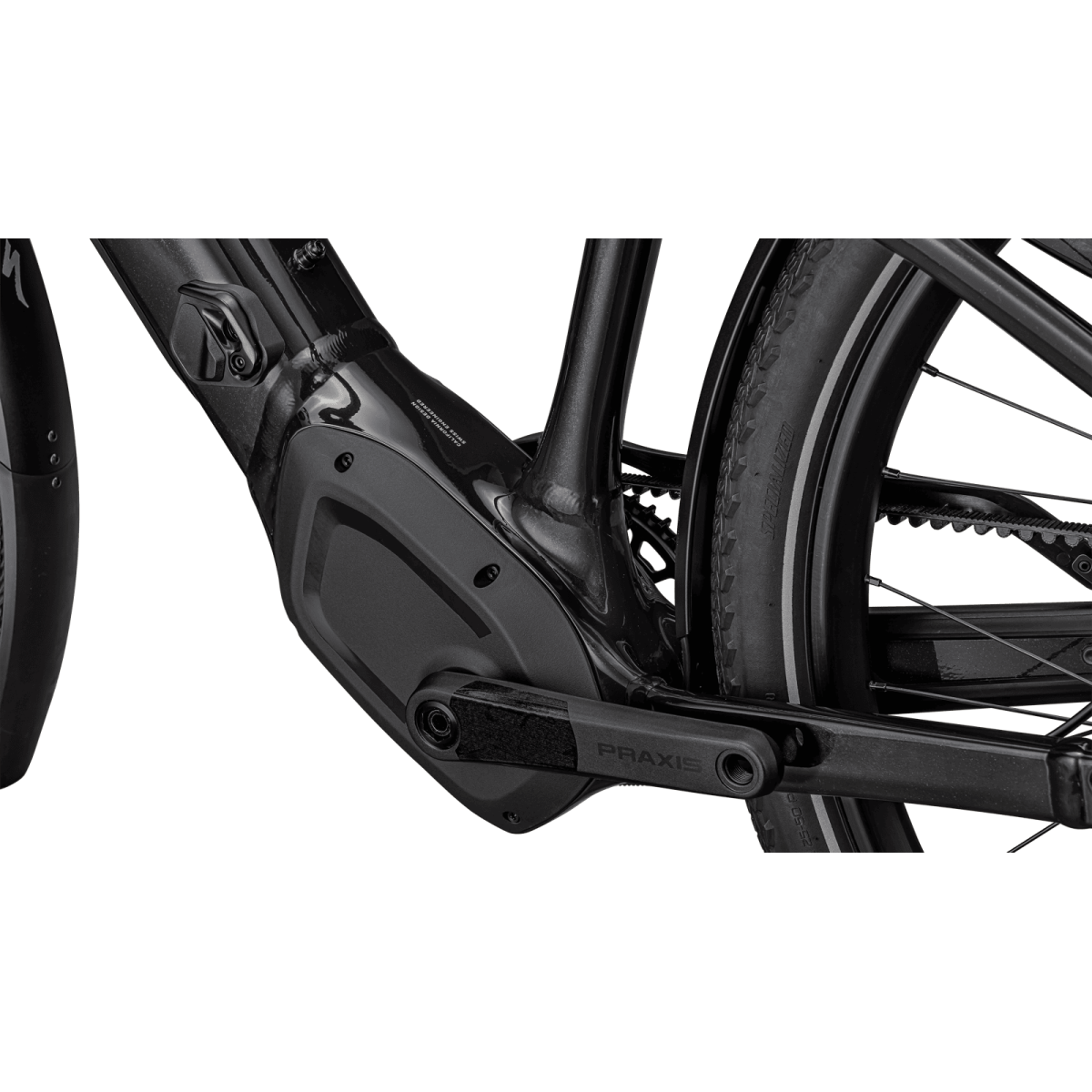 Specialized Turbo Vado 5.0 IGH elektriskais velosipēds | Castblack - Satin Silver Reflective