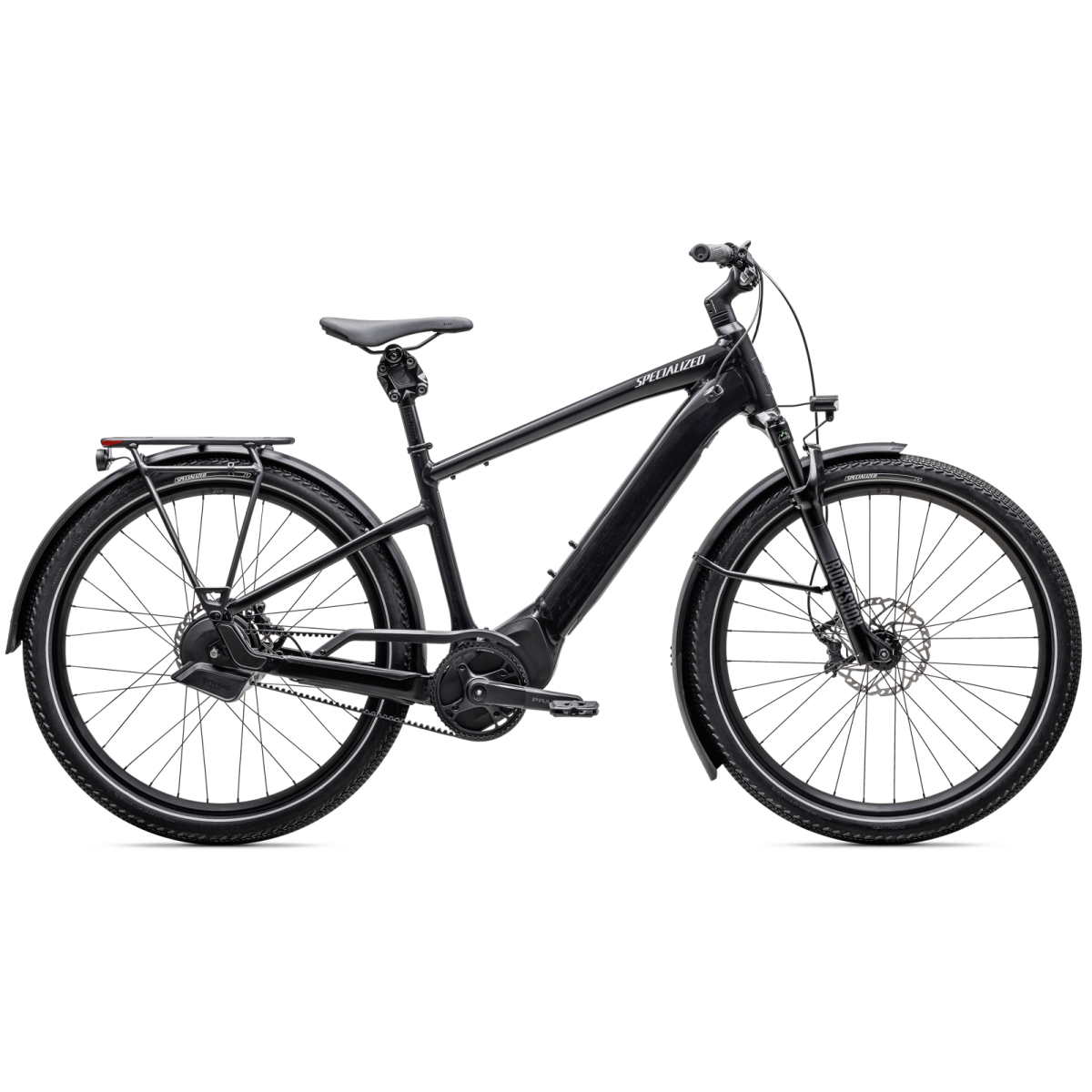 Specialized Turbo Vado 5.0 IGH elektriskais velosipēds | Castblack - Satin Silver Reflective
