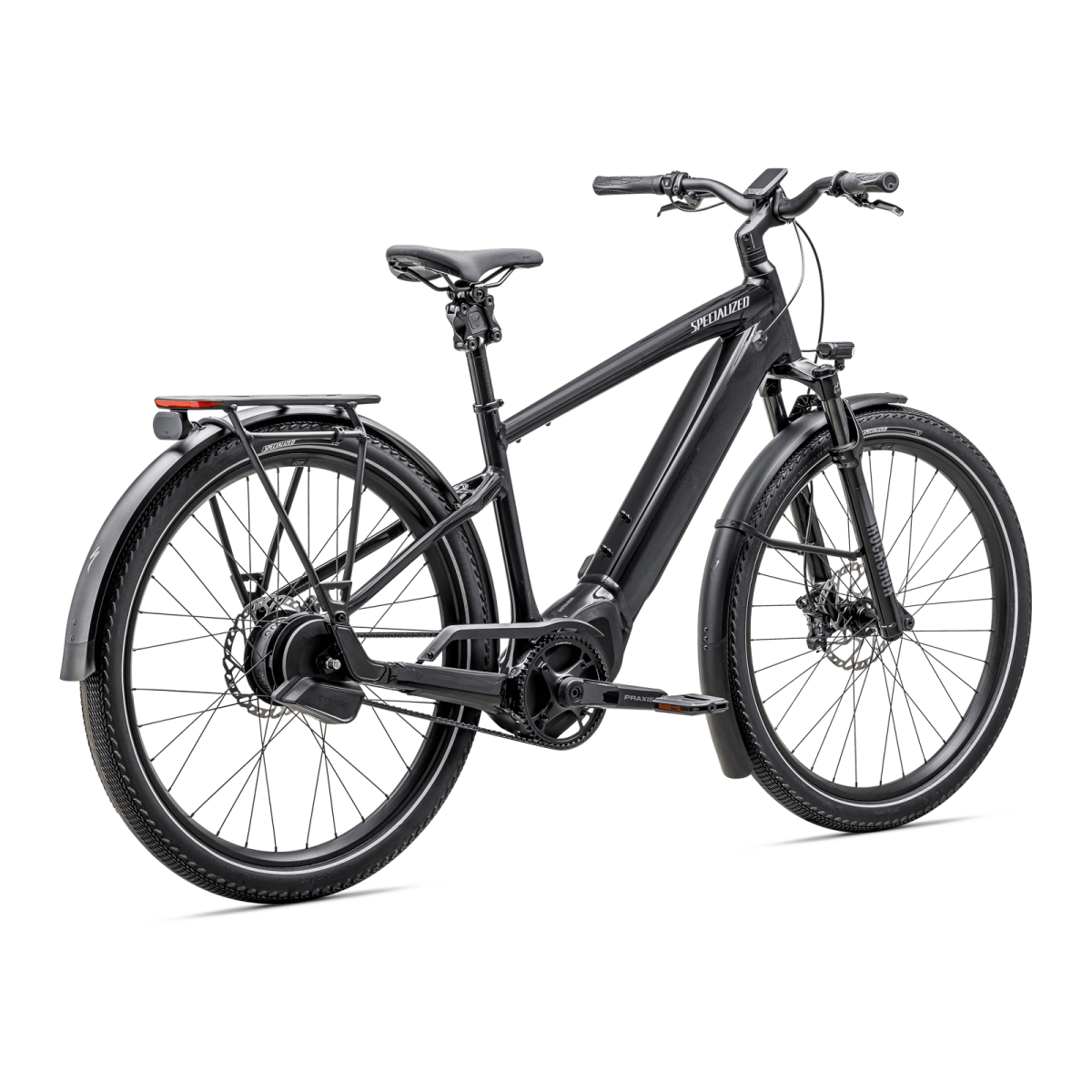 Specialized Turbo Vado 5.0 IGH elektriskais velosipēds | Castblack - Satin Silver Reflective
