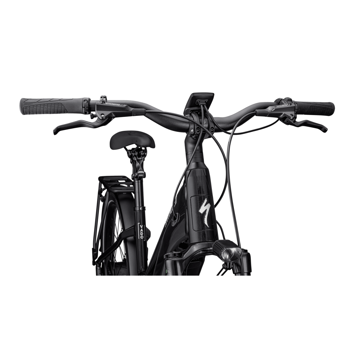 Specialized Turbo Vado 5.0 IGH Step-Through E-Bike | Castblack - Satin Silver Reflective