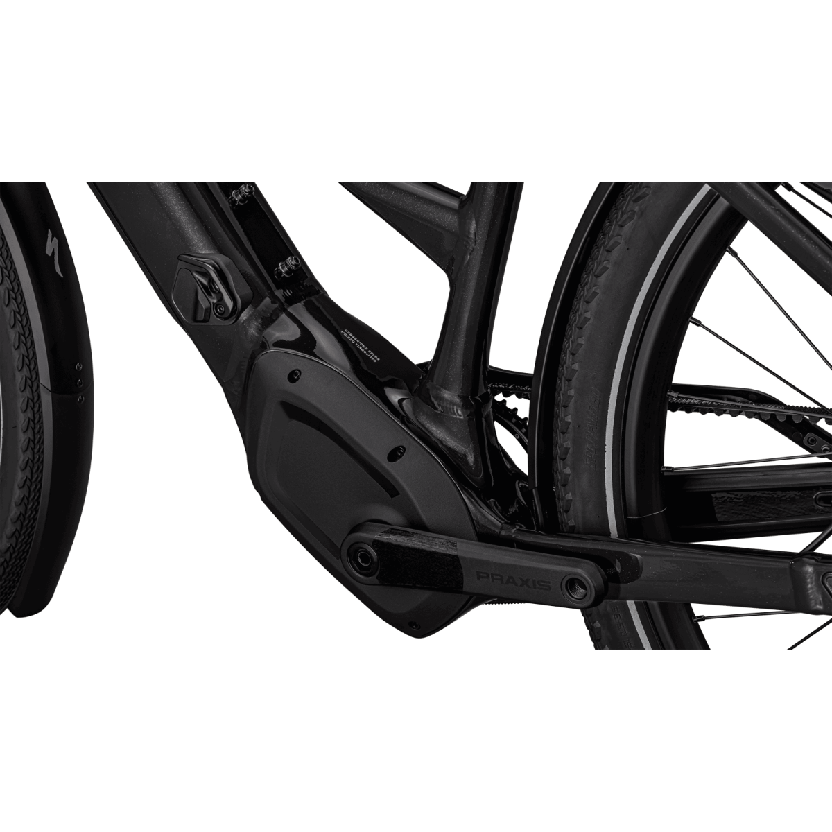 Specialized Turbo Vado 5.0 IGH Step-Through E-Bike | Castblack - Satin Silver Reflective