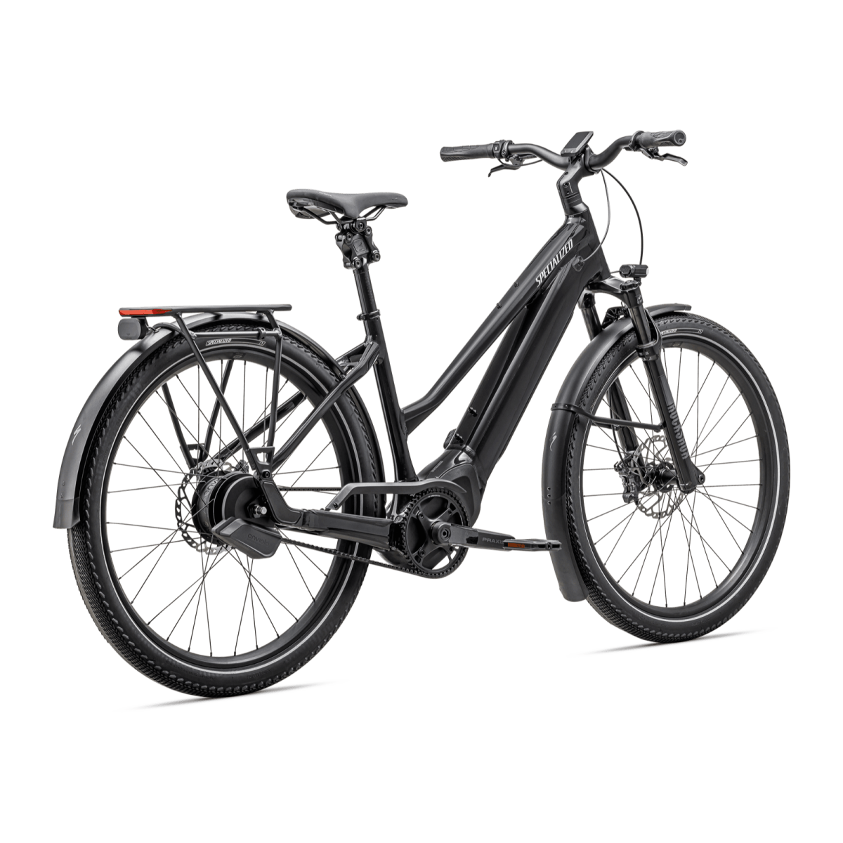 Specialized Turbo Vado 5.0 IGH Step-Through E-Bike | Castblack - Satin Silver Reflective