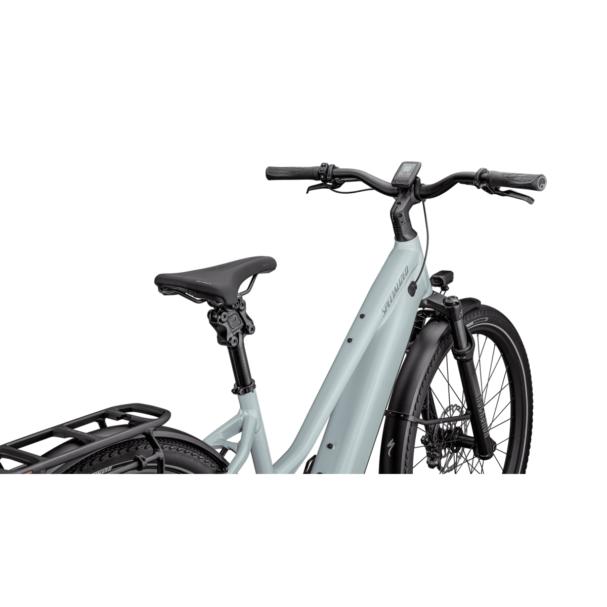 Specialized Turbo Vado 5.0 IGH Step-Through E-Bike | Satin Seafoam - Lapis Pearl - Glacial