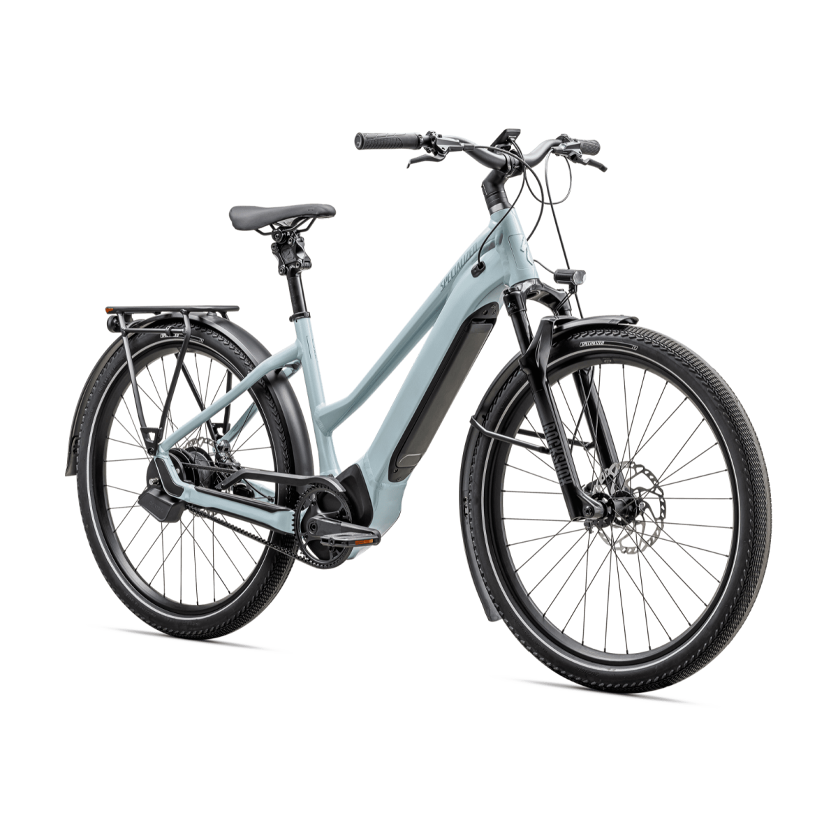 Specialized Turbo Vado 5.0 IGH Step-Through E-Bike | Satin Seafoam - Lapis Pearl - Glacial
