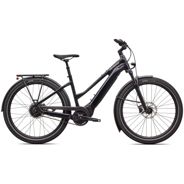 Specialized Turbo Vado 4.0 IGH Step-Through elektriratas | Gloss Castblack - Satin Silver Reflective