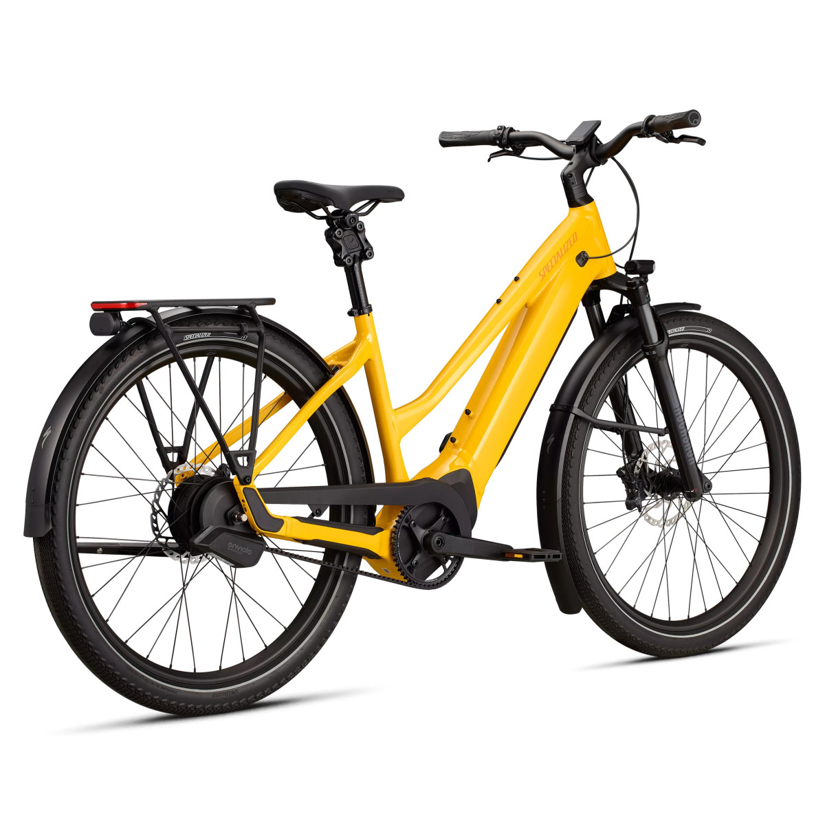 Specialized Turbo Vado 5.0 IGH Step-Through elektriratas | Gloss California Sunshine - Orange Zest