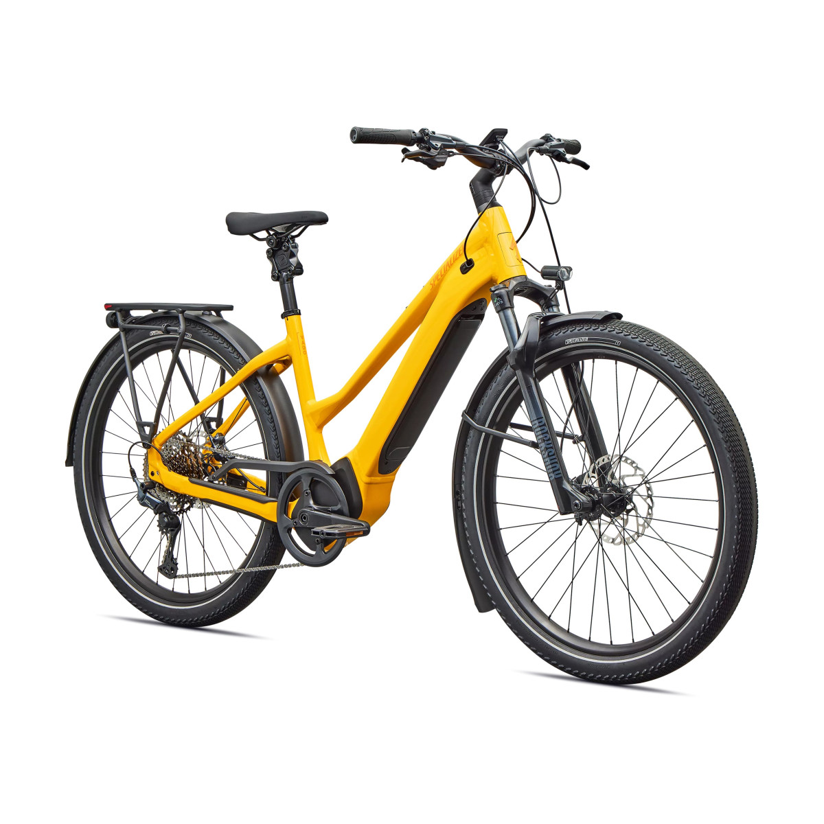 Specialized Turbo Vado 5.0 Step-Through elektriratas | Gloss California Sunshine - Orange Zest