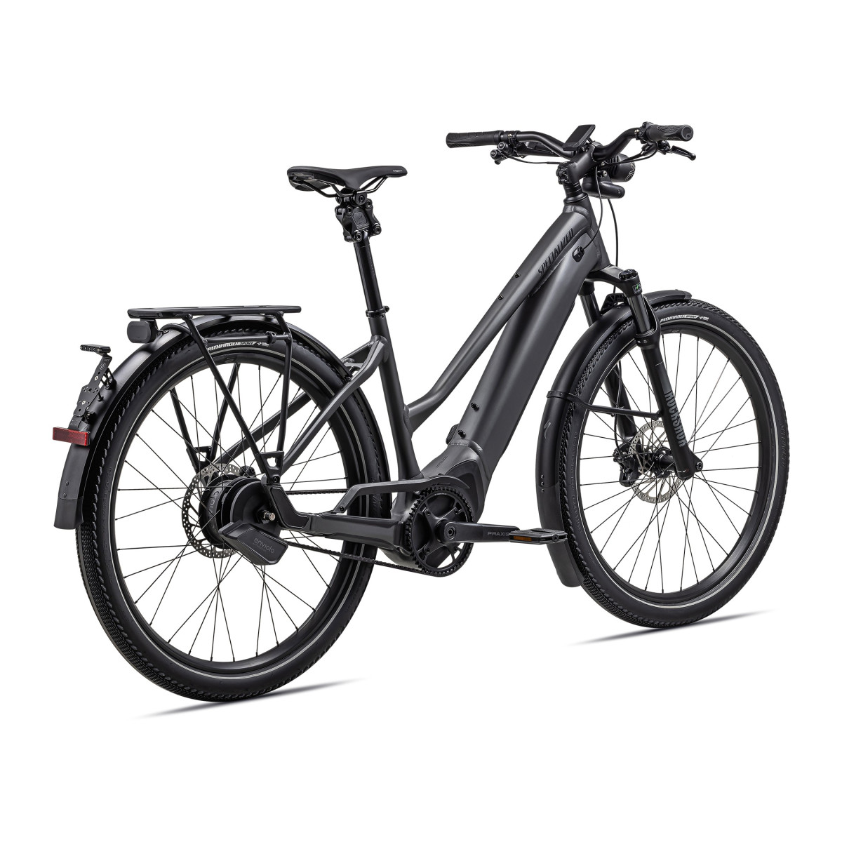 Specialized Turbo Vado S IGH Step-Through elektriratas | Smoke - Black Reflective