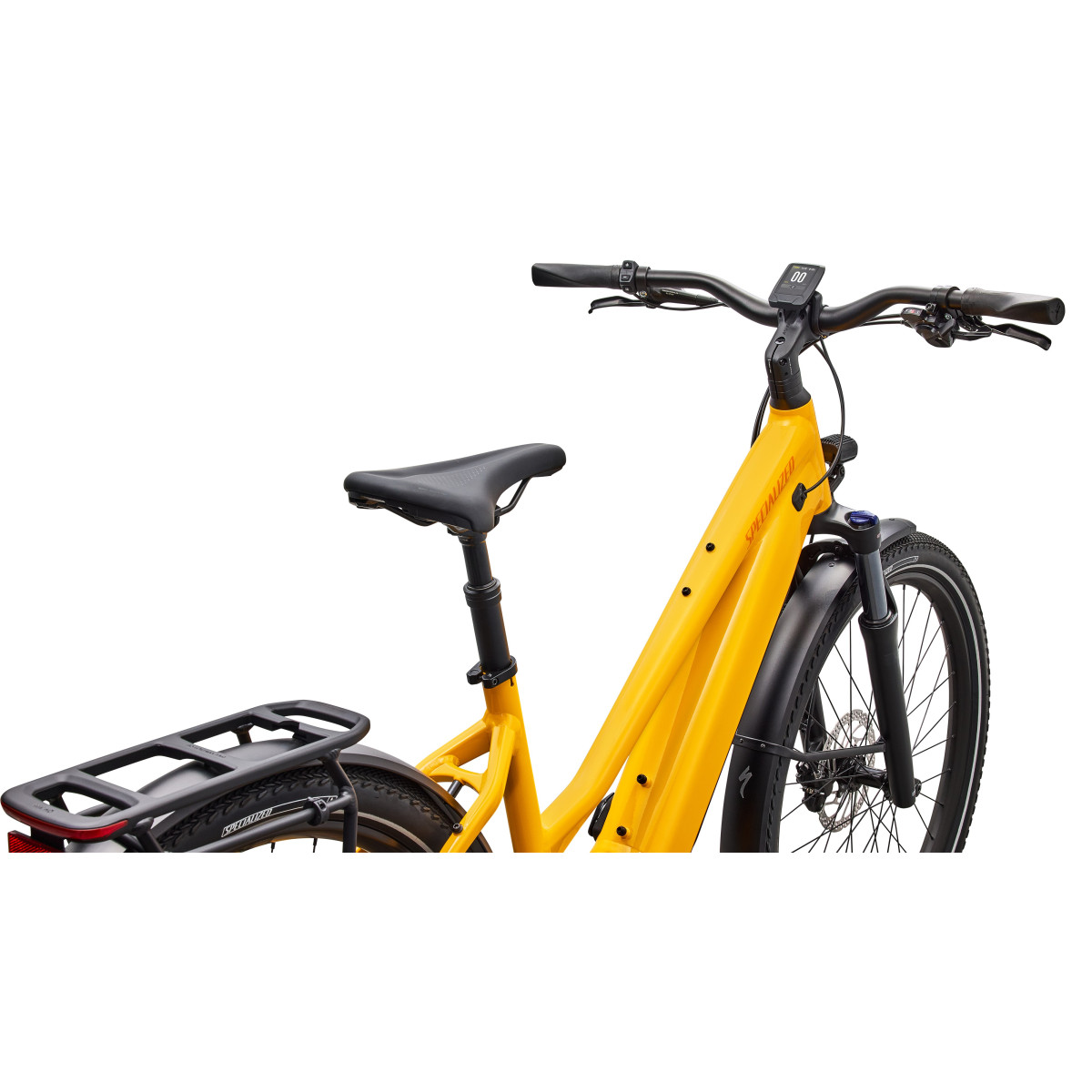Specialized Turbo Vado 4.0 Step-Through elektriskais velosipēds | Gloss California Sunshine - Orange Zest