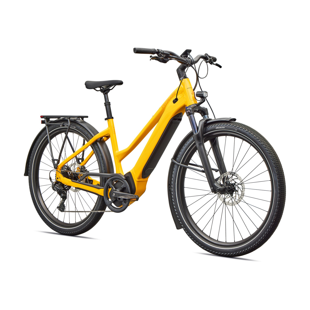 Specialized Turbo Vado 4.0 Step-Through elektriskais velosipēds | Gloss California Sunshine - Orange Zest