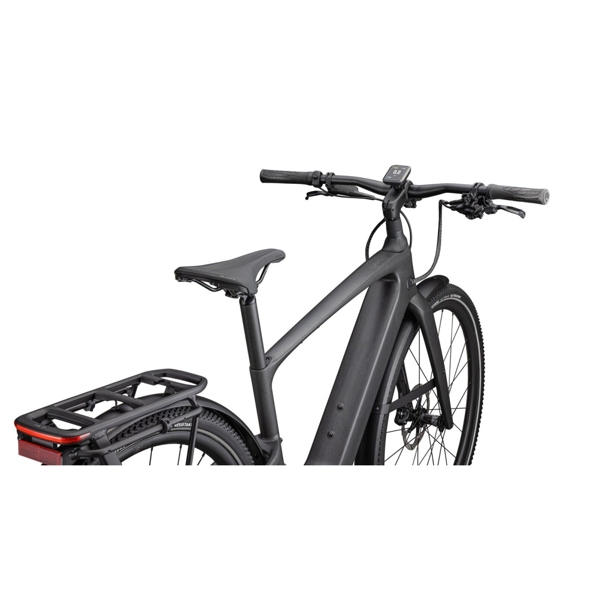 Specialized Turbo Vado SL 2 6.0 EQ Carbon E-Bike | Satin Black Micro Speckle - Obsidian Frost