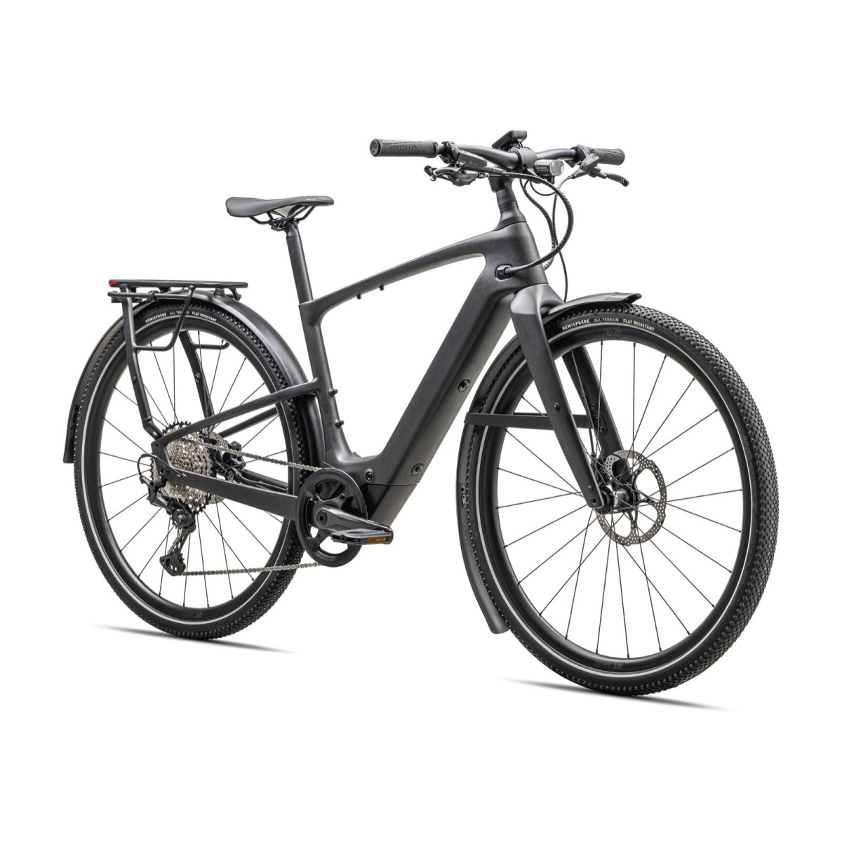 Specialized Turbo Vado SL 2 6.0 EQ Carbon E-Bike | Satin Black Micro Speckle - Obsidian Frost