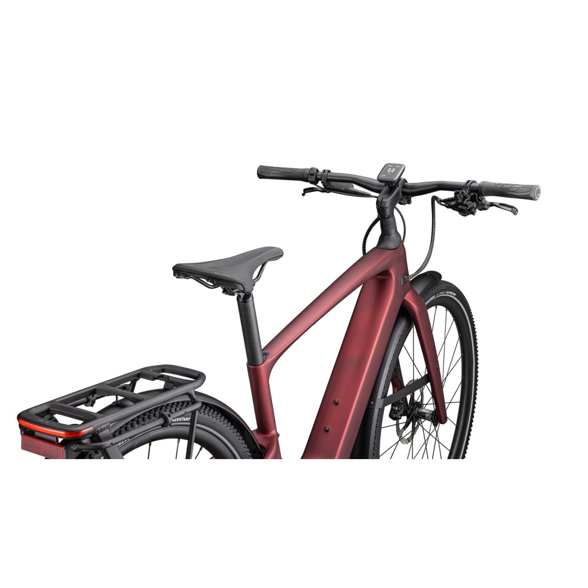 Specialized Turbo Vado SL 2 6.0 EQ Carbon E-Bike | Satin Red Sky - Red Onyx Frost