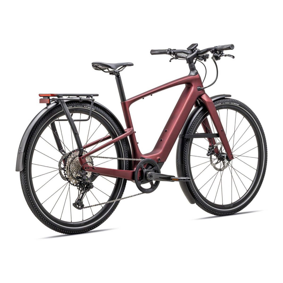 Specialized Turbo Vado SL 2 6.0 EQ Carbon E-Bike | Satin Red Sky - Red Onyx Frost