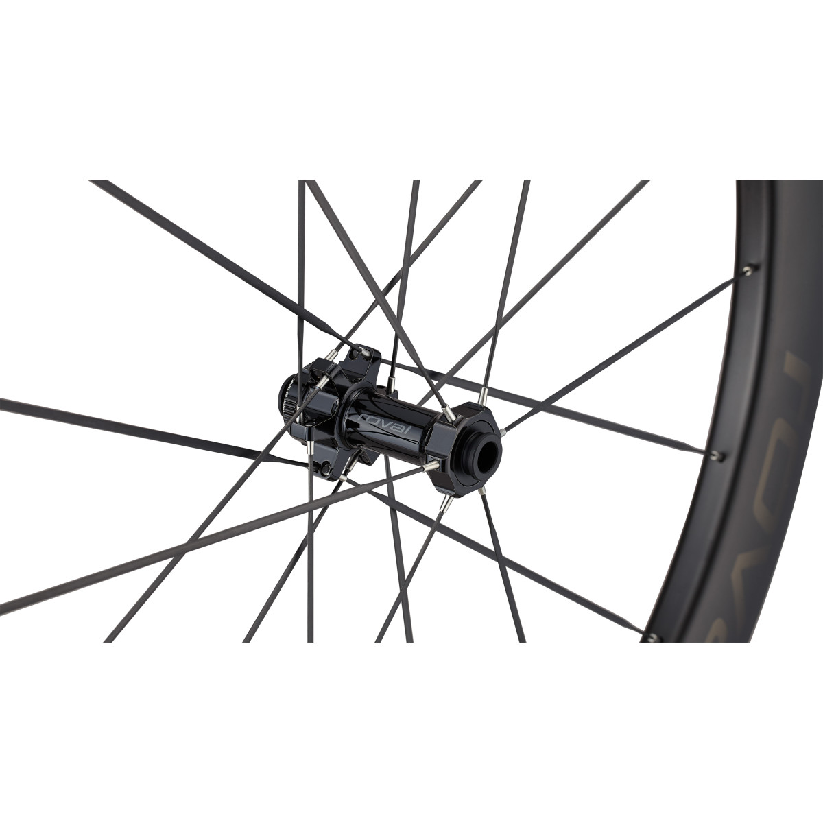 Roval Terra Aero CLX Carbon Front Wheel | Satin Carbon - Gloss Black