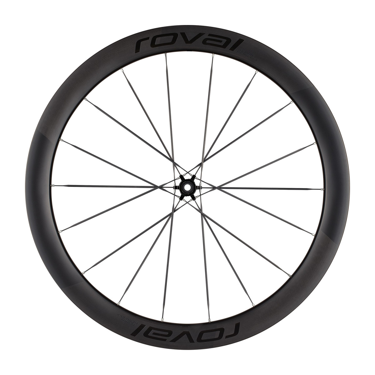 Roval Terra Aero CLX Carbon Front Wheel | Satin Carbon - Gloss Black