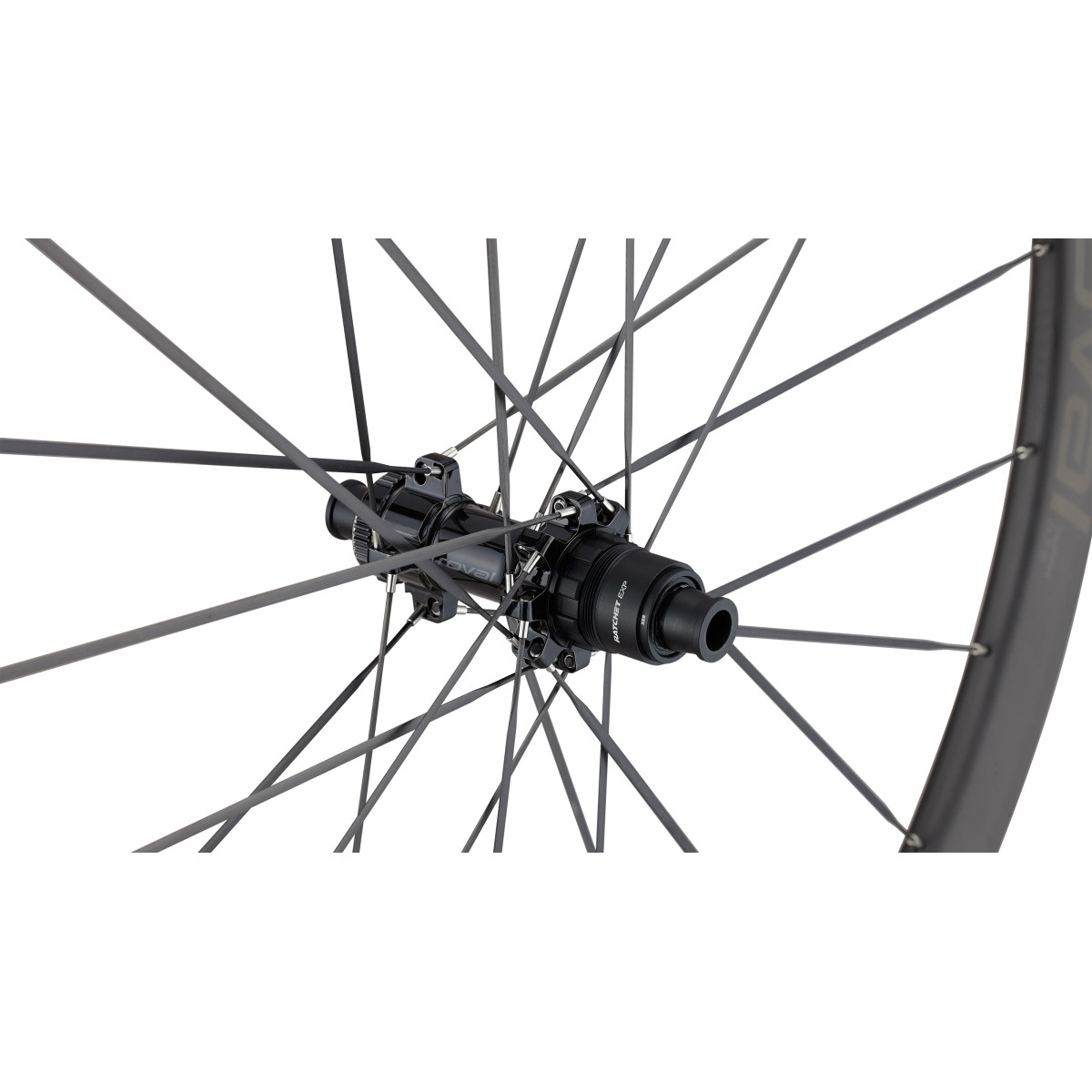Roval Terra CLX III aizmugurējais ritenis | Satin Carbon - Gloss Black