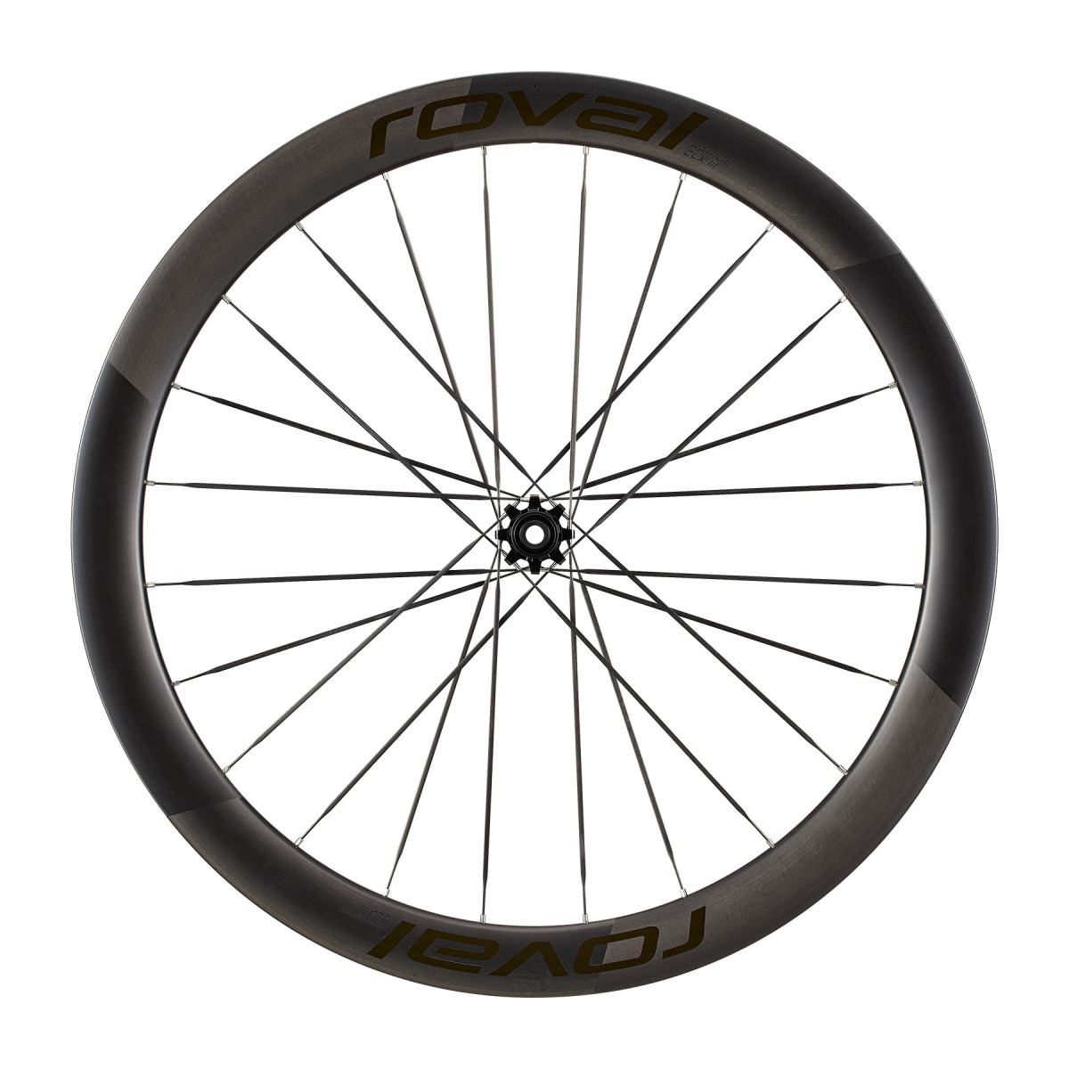 Roval Rapide CLX III Carbon aizmugurējais ritenis | Satin Carbon - Gloss Black