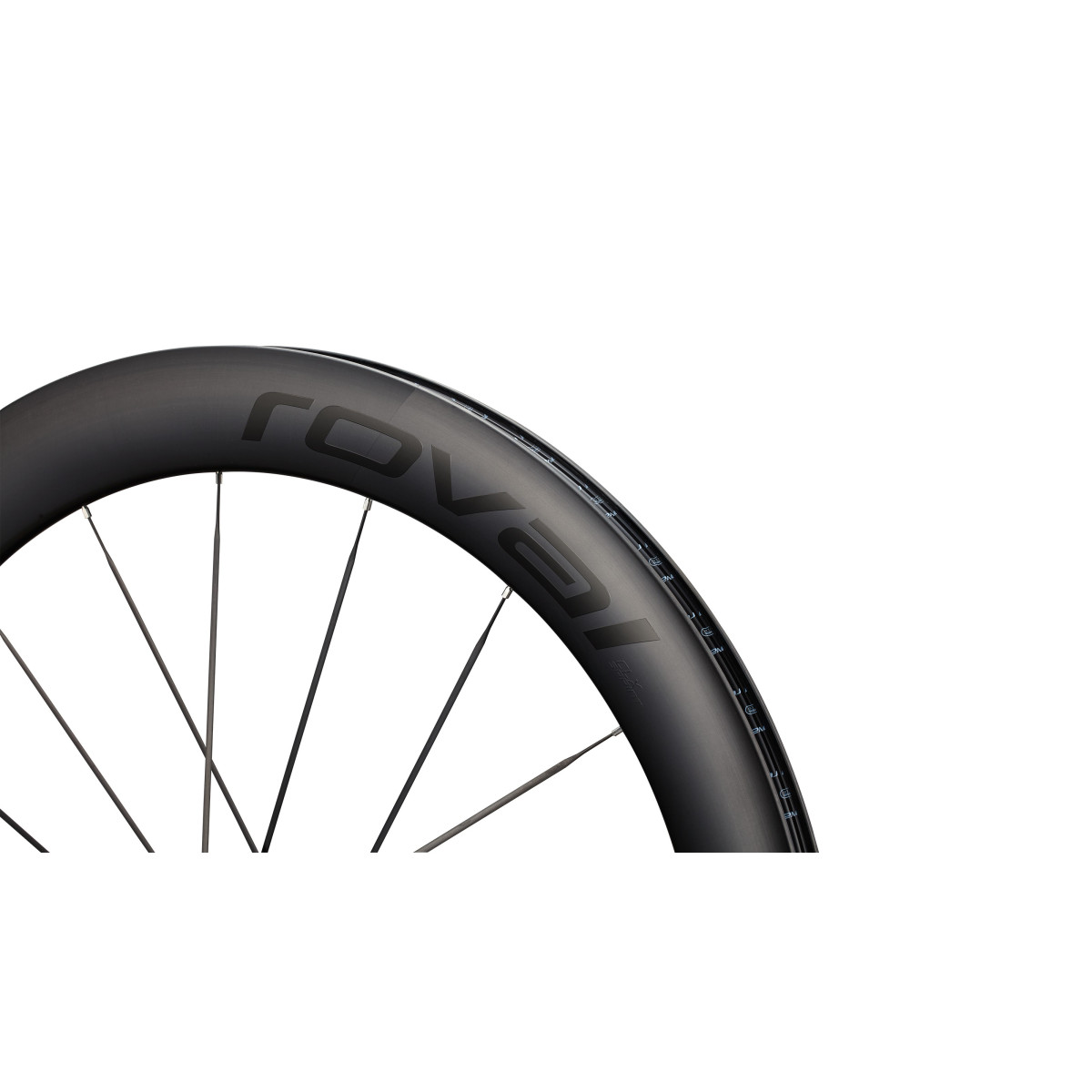 Roval Rapide Sprint CLX Carbon esiratas | Satin Carbon - Gloss Black