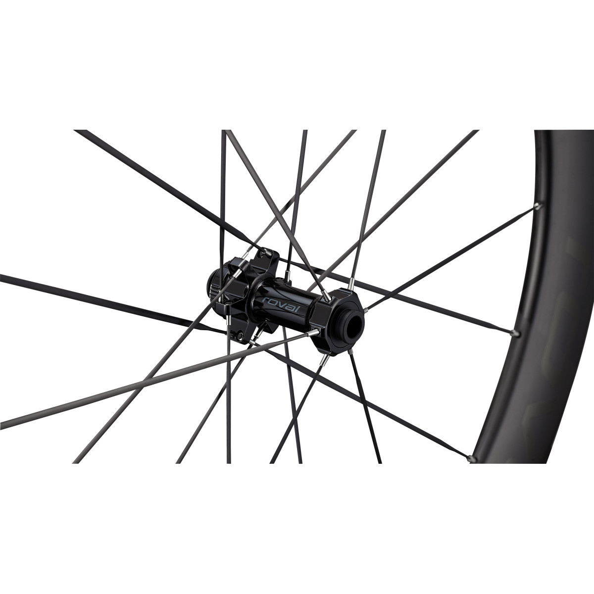 Roval Rapide Sprint CLX Carbon esiratas | Satin Carbon - Gloss Black
