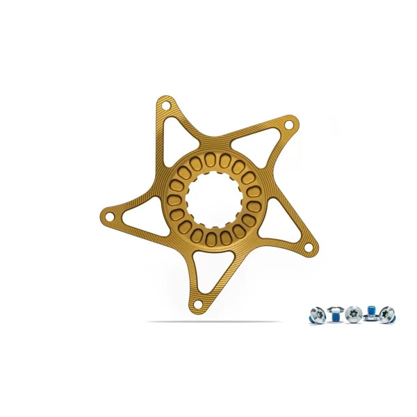 AbsoluteBlack E-BIKE Bosch Gen 3 Super Steel spider | 50,5 mm kettaliin | DM | Gold