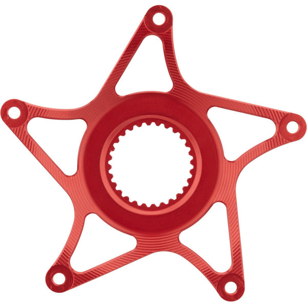 AbsoluteBlack E-BIKE Bosch Gen 4 Super Steel spider | 53mm ketiliin | DM | punane | punane