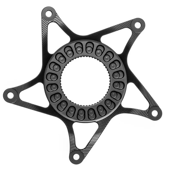 AbsoluteBlack E-BIKE Shimano Steps Super Steel spider | 53mm kettaliin | DM | Must | Must