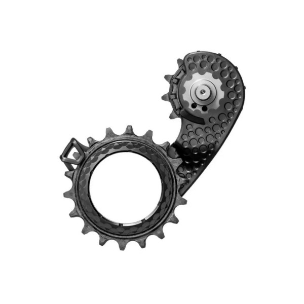 AbsoluutneBlack HOLLOWcage® DuraAce 9250 Carbon Ceramic Oversized tagumine käiguvahetaja Pulley Cage | Black