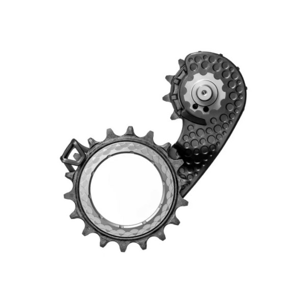 AbsoluutneBlack HOLLOWcage® DuraAce 9250 Carbon Ceramic Oversized tagumine käiguvahetaja Pulley Cage | Titanium