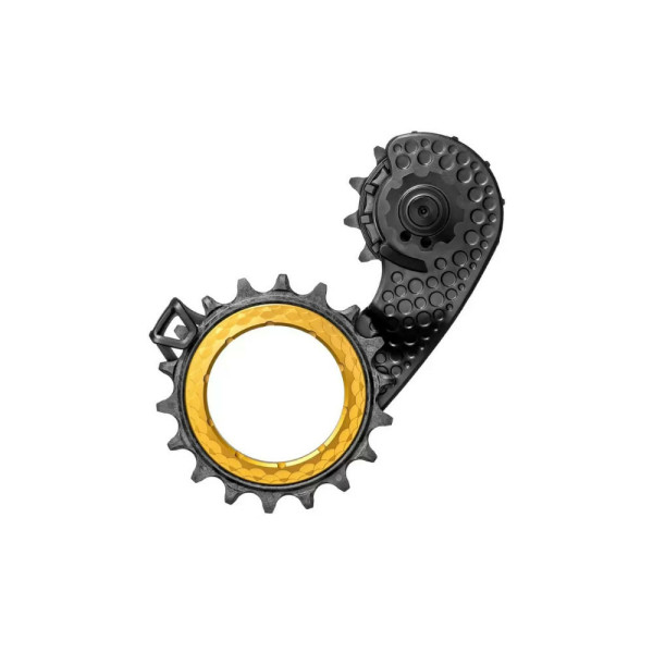 AbsoluutneBlack HOLLOWcage® Ultegra 8150 Carbon Ceramic Oversized tagumine käiguvahetaja Pulley Cage | Gold
