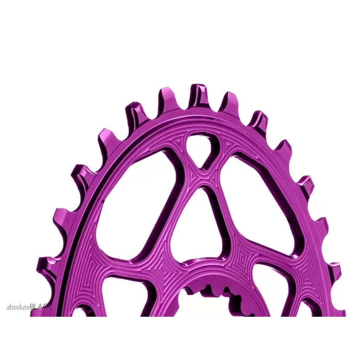 AbsoluteBlack Ovaalne Sram BOOST148 hammasratas | 3mm Offset | DM | 1x12/11/10-käiguline | Lilla | Lilla