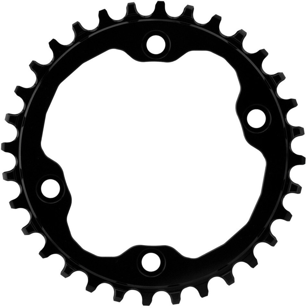 AbsoluteBlack ROUND XT M8000/MT700 Chainring | 96 BCD | 1x12/11/10-speed