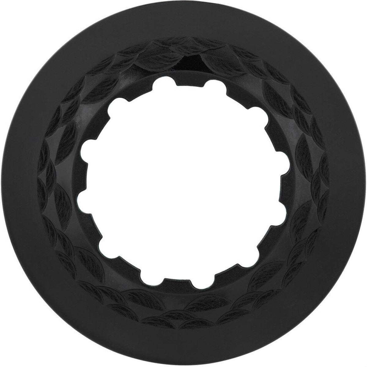 AbsoluteBlack Ultimate Center-Lock Ring | 12mm Thru-Axle | Black