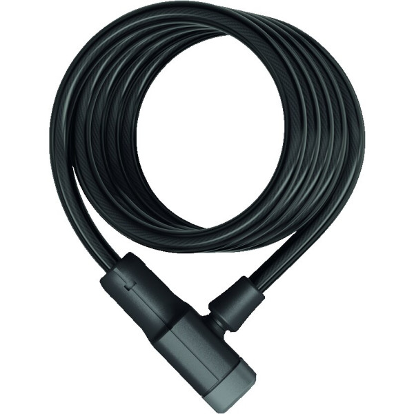 Abus Primo 5510K/180 Must spiraalkaabellukk Abus Primo 5510K/180 Must spiraalkaabellukk