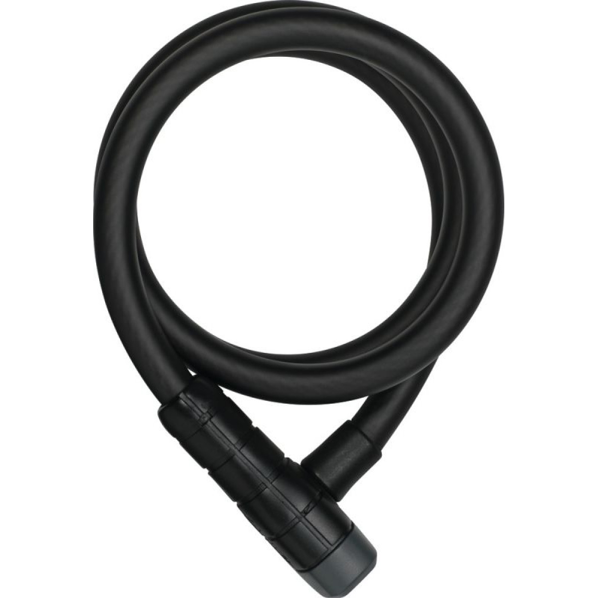 Abus Racer 6412K/120 Must spiraalkaabel lukustus