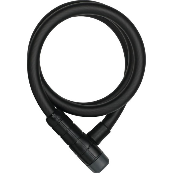 Abus Racer 6412K/120 Must spiraalkaabel lukustus