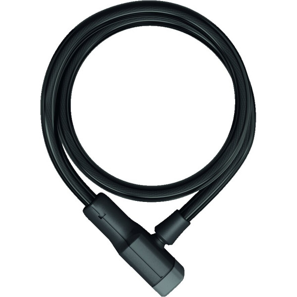Abus Racer 6412K/85 Must SCMU spiraalkaabellukk