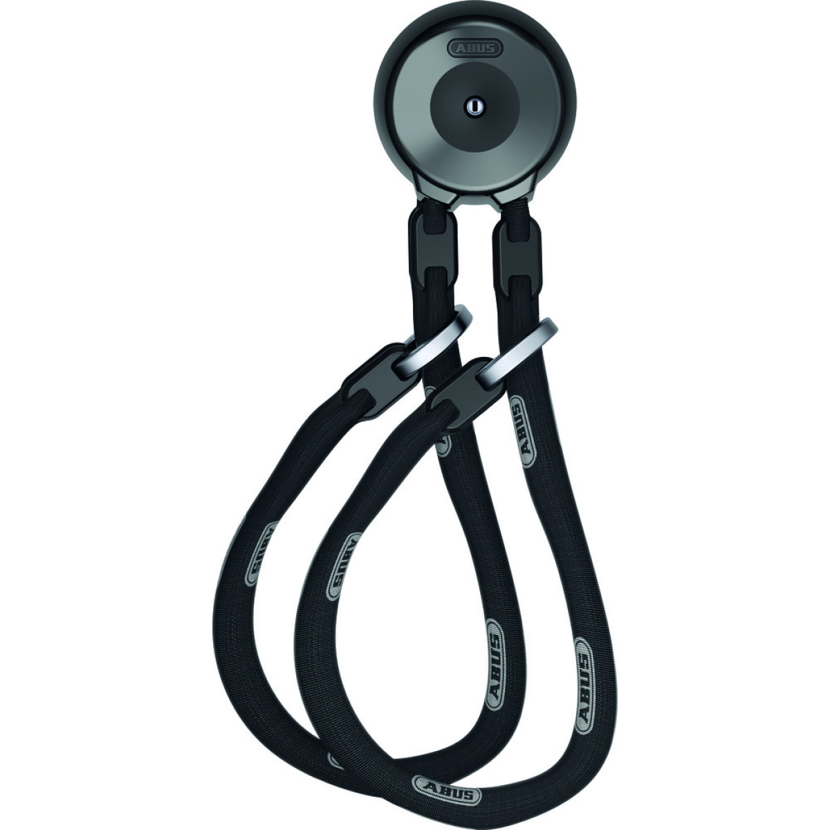 Abus WCH90 + 9KS/130 Twin Chain Lock | Black
