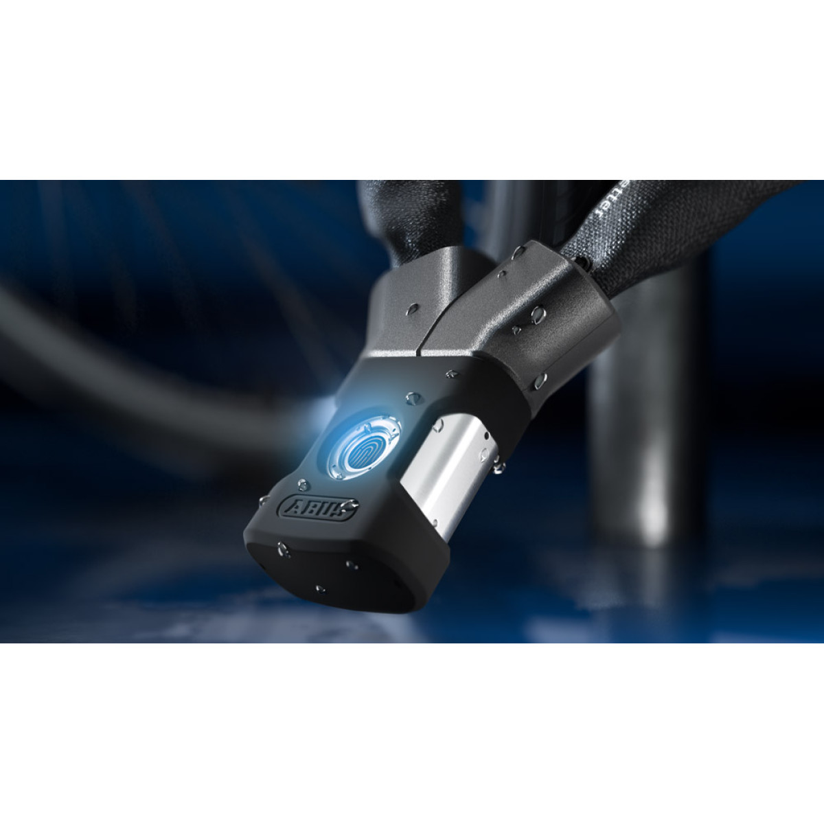 Abus Yardo Fingerprint 7807F/110 Chain Lock | Black