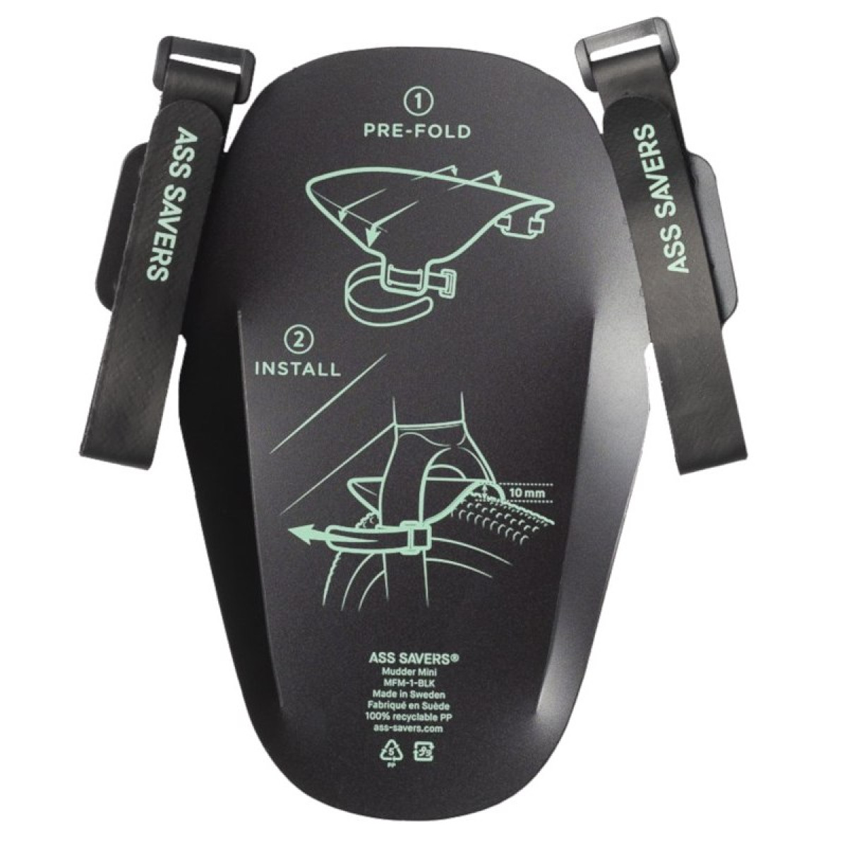 Ass Saver Mudder Mini spārns | Black