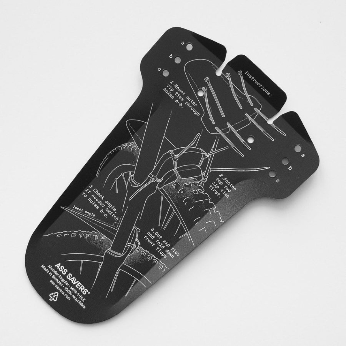 Ass Saver Mudder spārns | Black