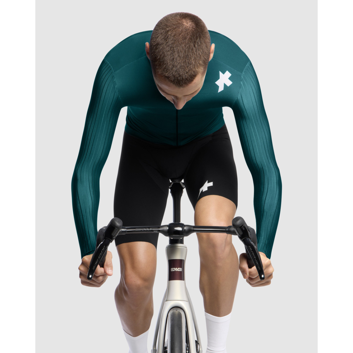 Assos Equipe RS S11 LS vīriešu krekls | Deep Petrol
